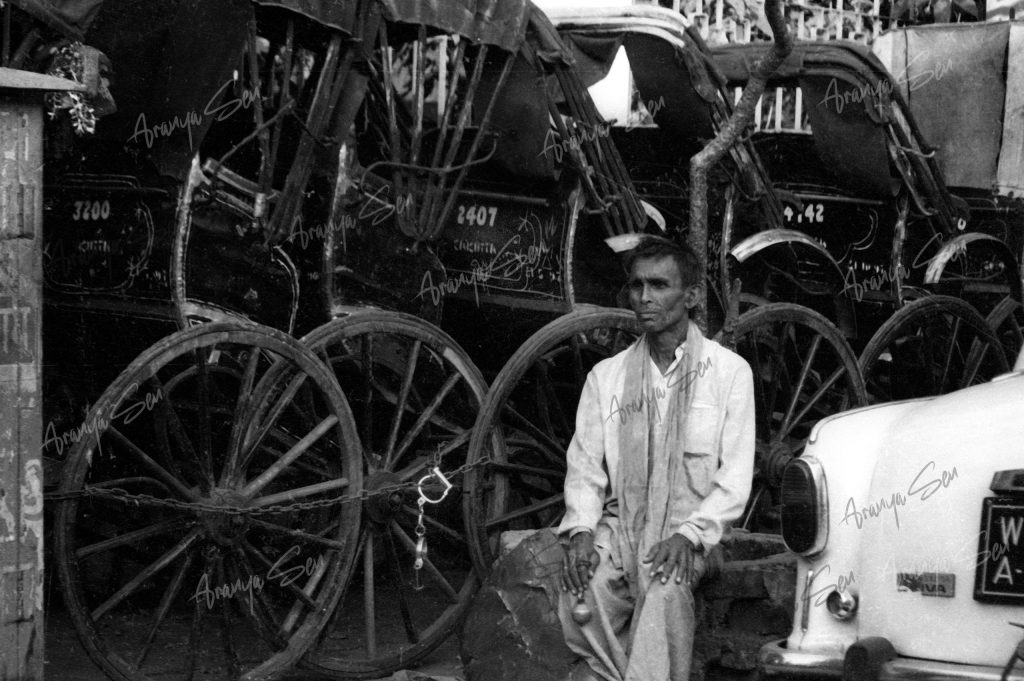 7.Rickshaw cought infront bowbazar police staition 2008